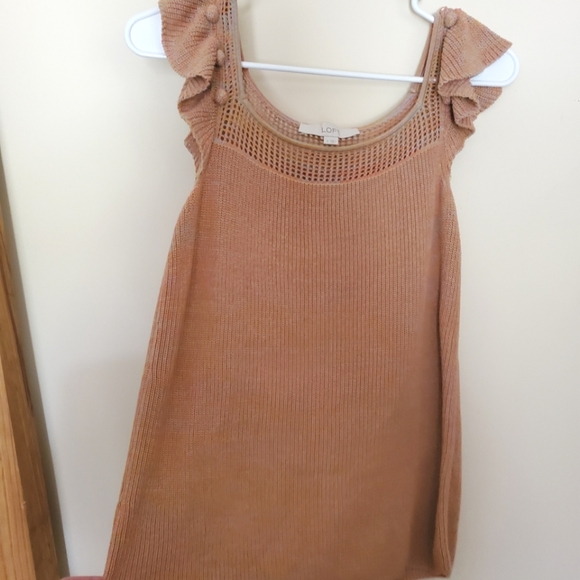 BOGO SALE Loft knit flutter cap sleeve tank - Picture 5 of 8